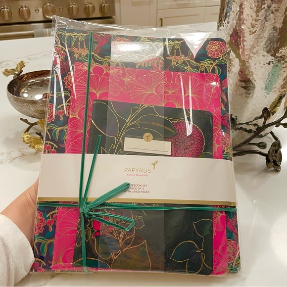 Papyrus Express Beautifully Notebook/Journal Set Pack of 3! New Year Essential! - Picture 3 of 10